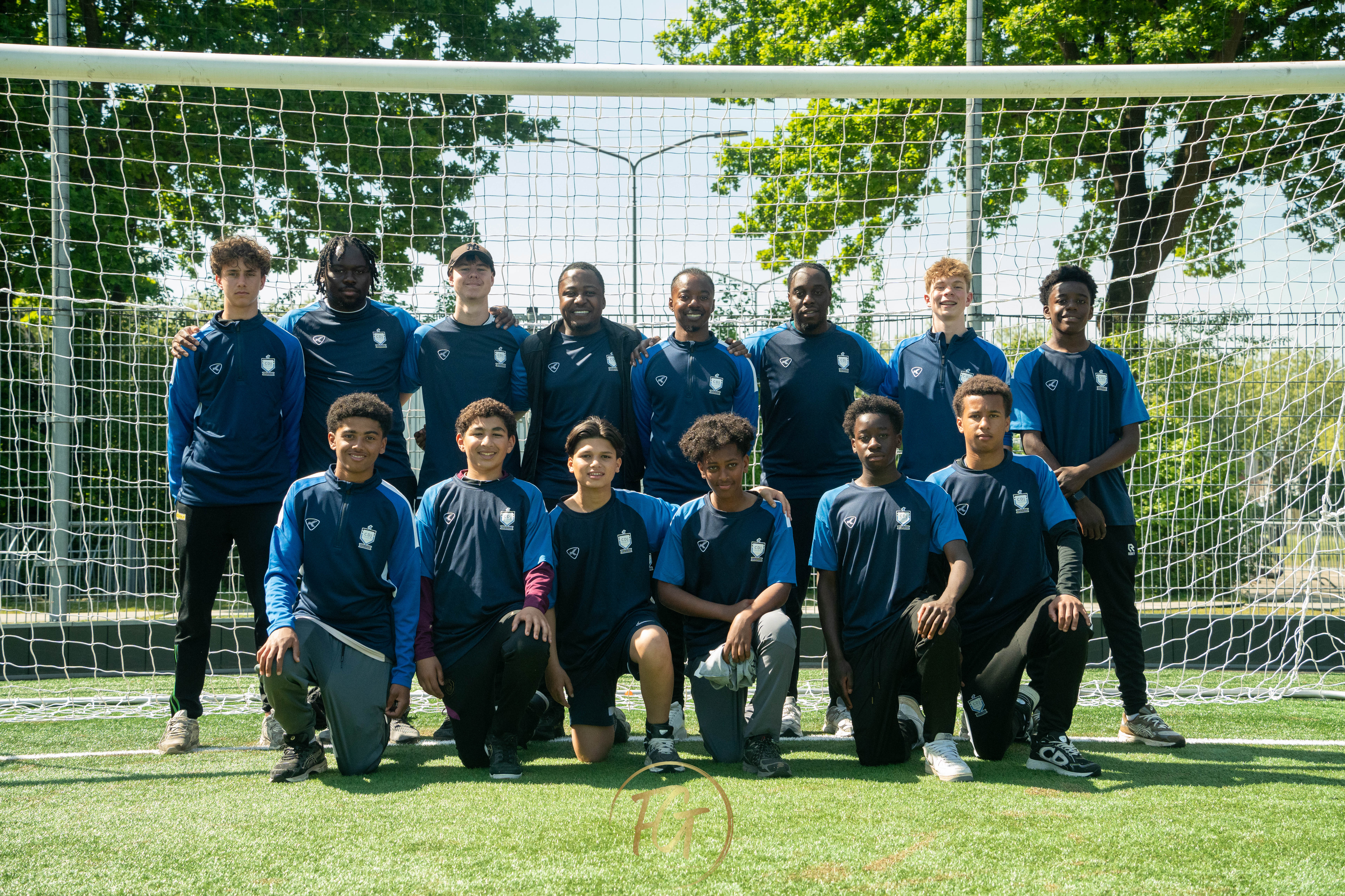 Jeugdspeler tijdens techniektraining bij CDJ Training